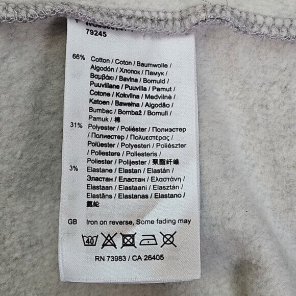 Helly Hansen HH Work Wear Sweatshirt Men's Size S Gray Crew Neck Pullover - Picture 9 of 10